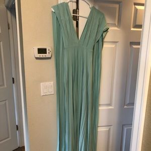 Lulus tricks of the trade Mint maxi dress, size S